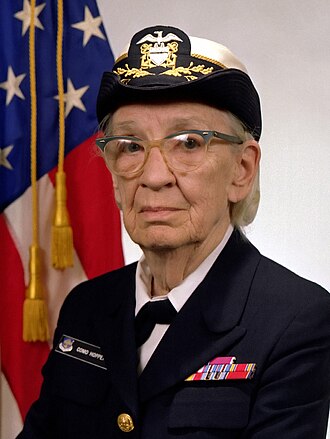 Grace Hopper in naval uniform