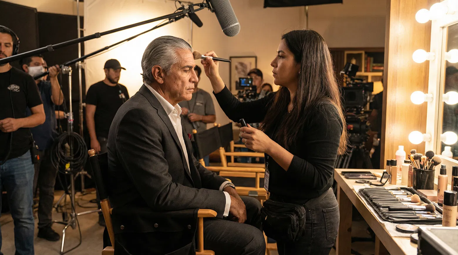 Don Rodrigo in makeup