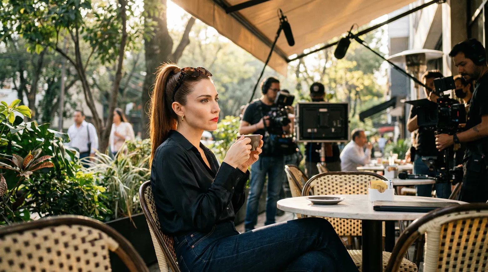 Camila at Polanco café