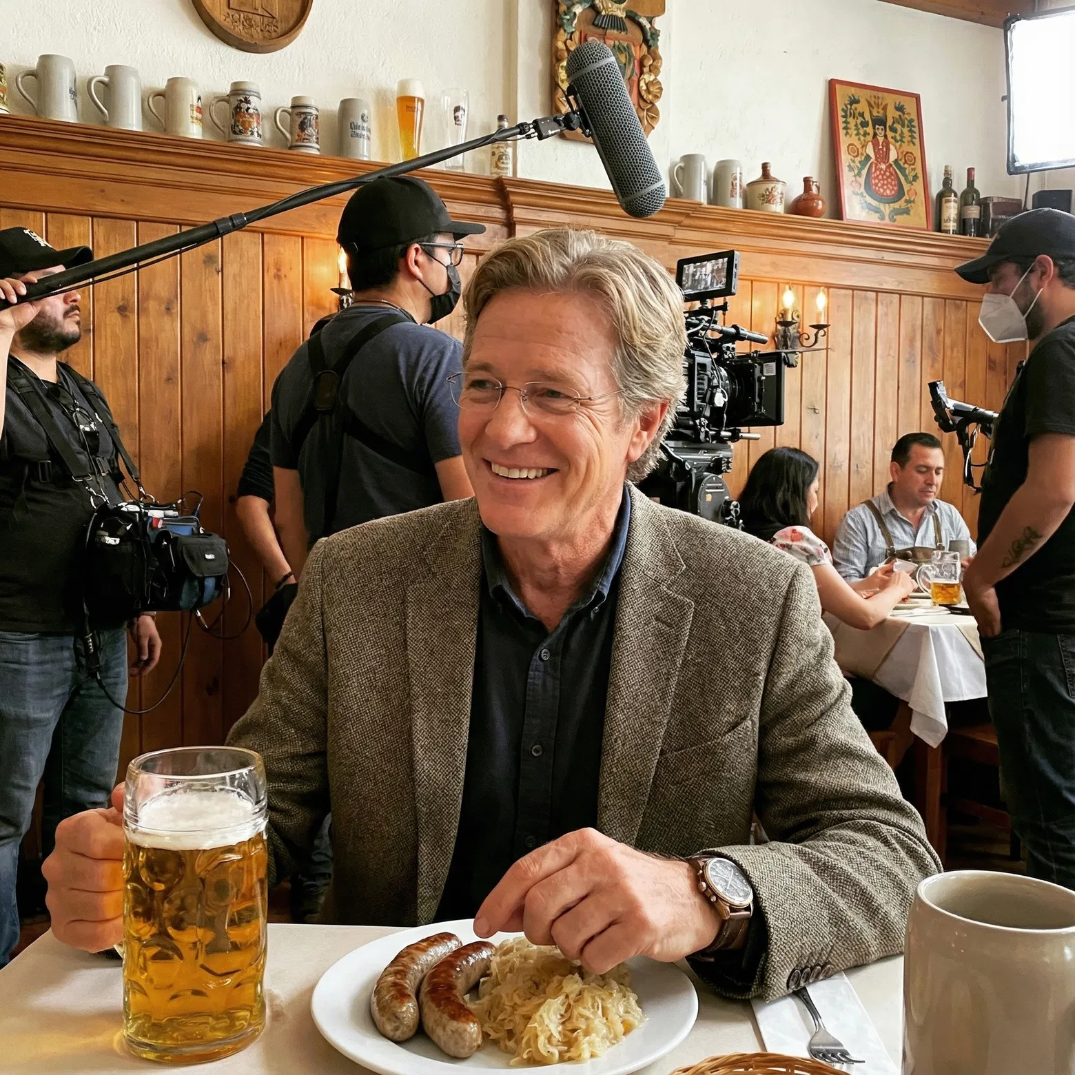 Stefan at German restaurant