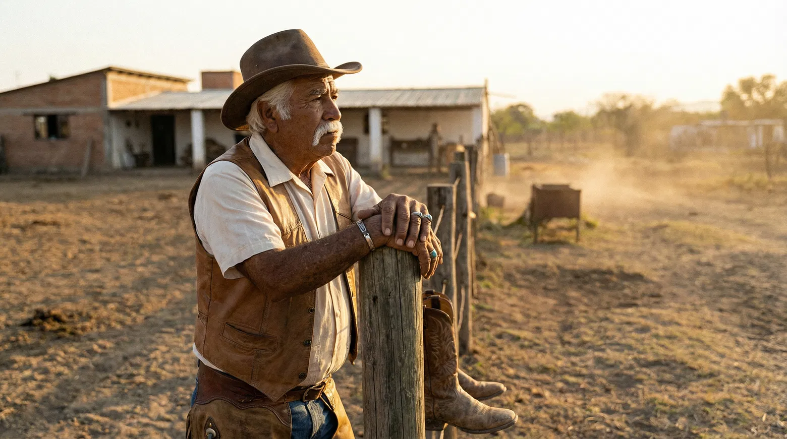 Don Aurelio at ranch