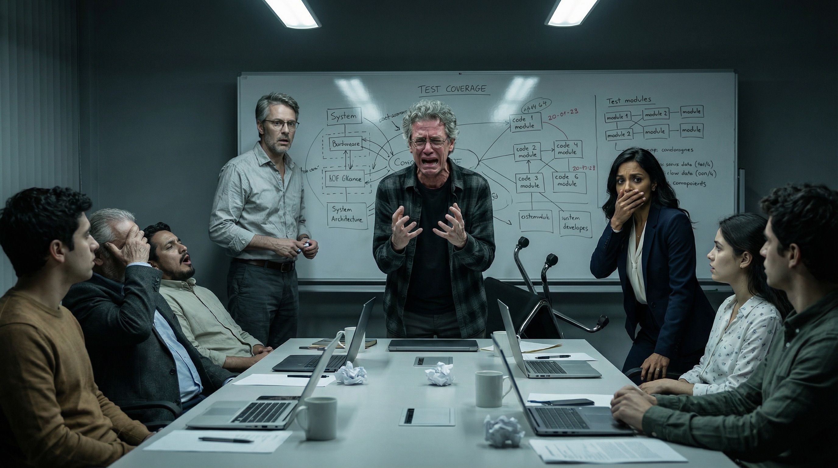 Rafa stands abruptly, chair scraping, tears streaming down his face