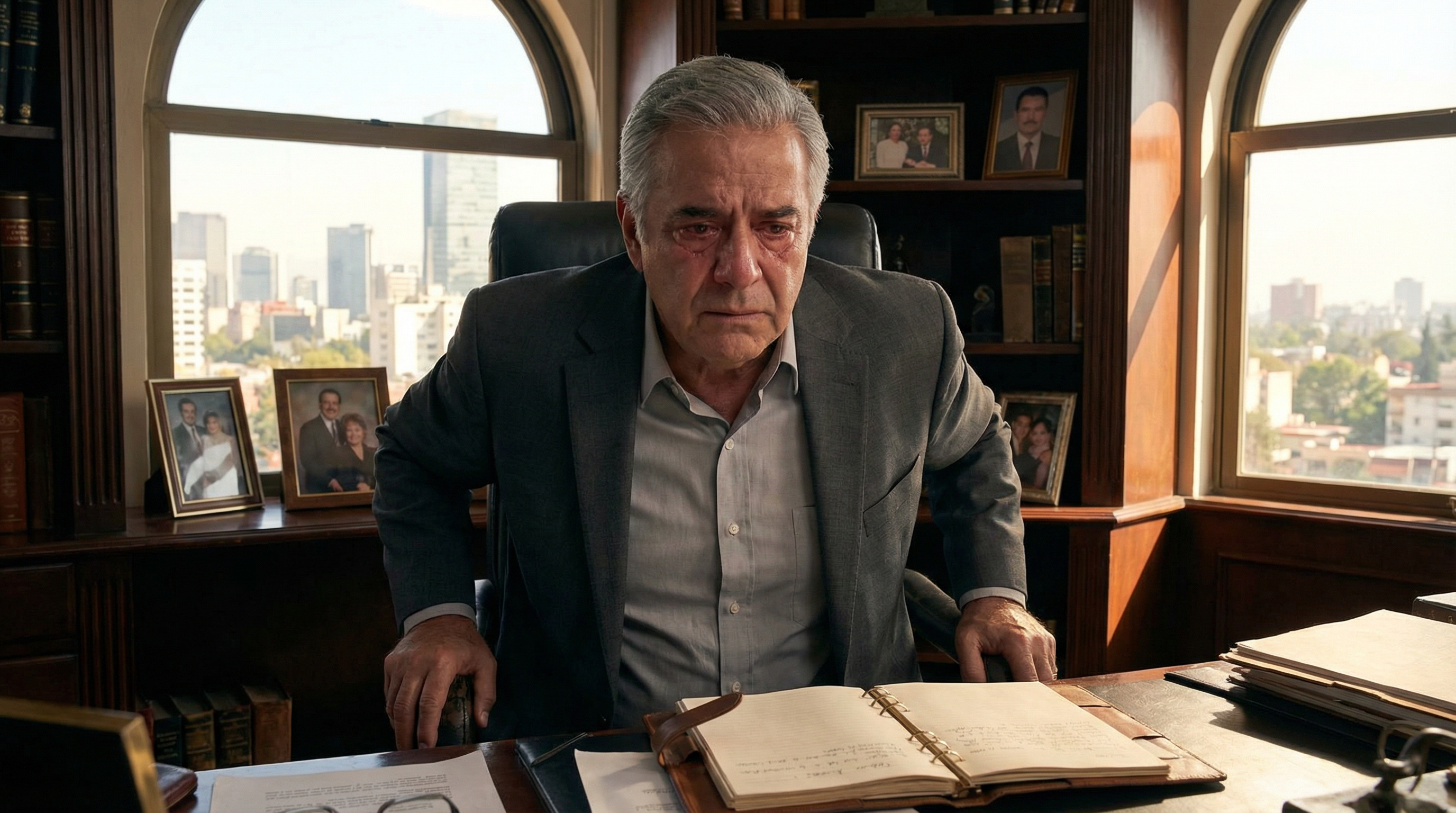 Don Rodrigo sinkt schwer in seinen Stuhl, in zehn Sekunden um zehn Jahre gealtert