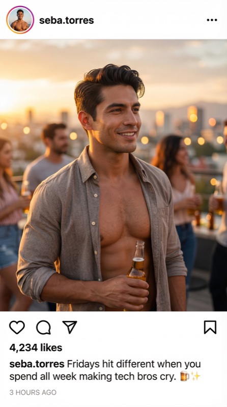 Character Instagram post