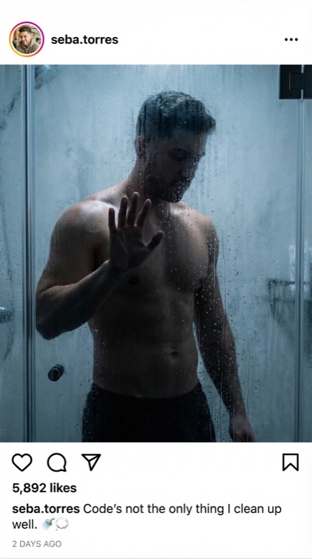 Charakter Instagram-Beitrag