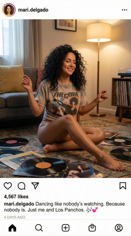 Charakter Instagram-Beitrag