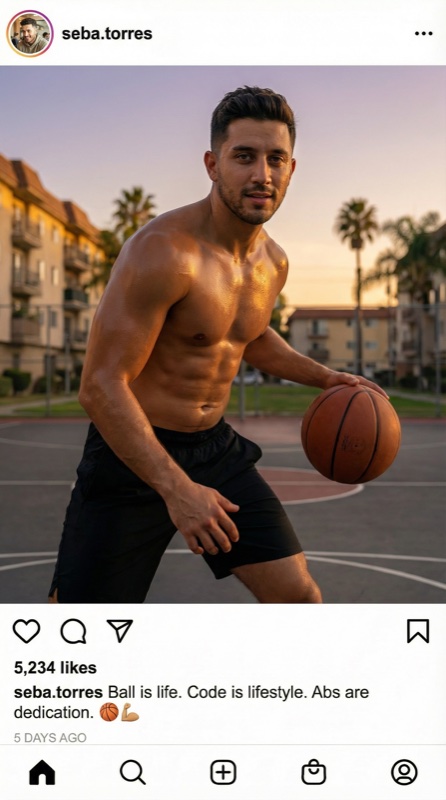 Charakter Instagram-Beitrag