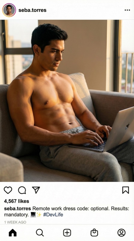 Charakter Instagram-Beitrag