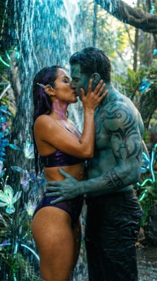 Isalia en la cascada