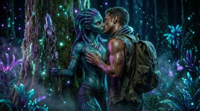 Ka'tili en el bosque nocturno