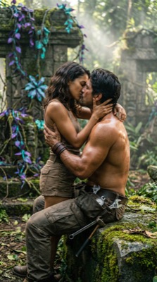 Mael en las ruinas de la selva