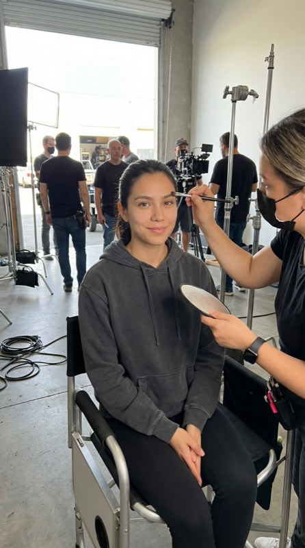 Camila Torres detrás de cámaras 3