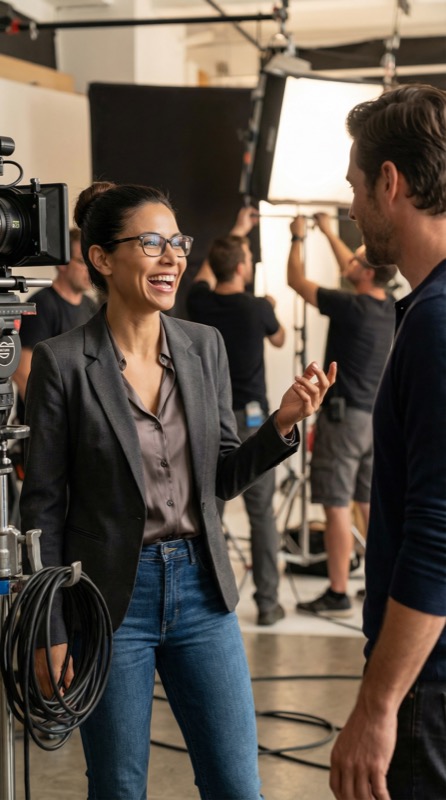 Laura Méndez detrás de cámaras 5