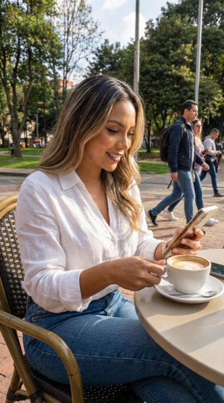 Luciana Ortiz detrás de cámaras 1