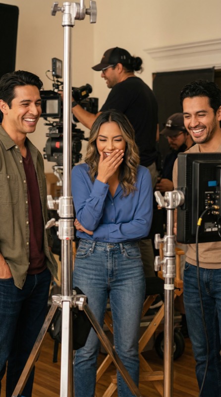 Luciana Ortiz detrás de cámaras 5