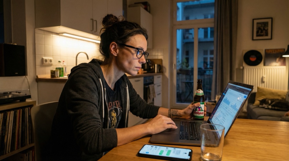 Katja revisando lista de usuarios de Navigator