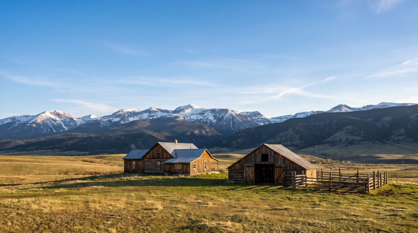Ethan Carters Ranch am Fuße der Bighorn Mountains